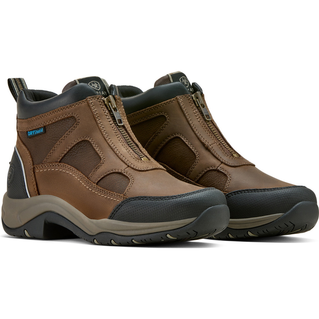 2025 Ariat Womens Terrain Zip H2O Boot 10061300 - Palm Brown